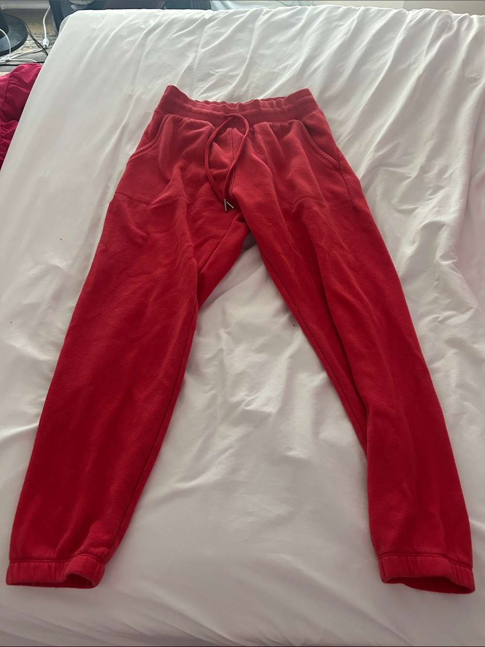 Target Red Fleece Jogger Pants